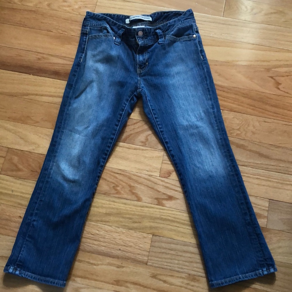 GAP Low Rise Cropped Stretch Jeans SZ 4